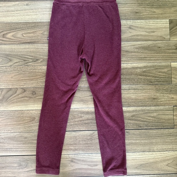 TNA Wafflex Jogger Pants S | Burgundy Lounge Fall Staple - Picture 2 of 6